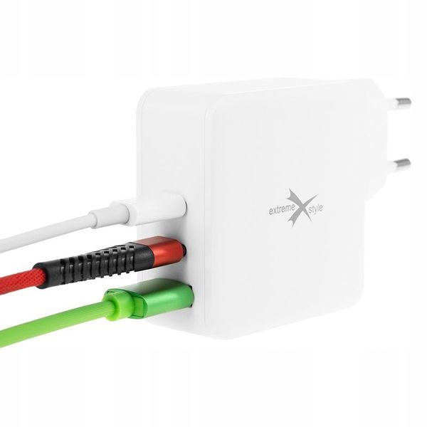 TECKNET ŁADOWARKA SIECIOWA 65W 2XTYP C USB zdjęcie 3