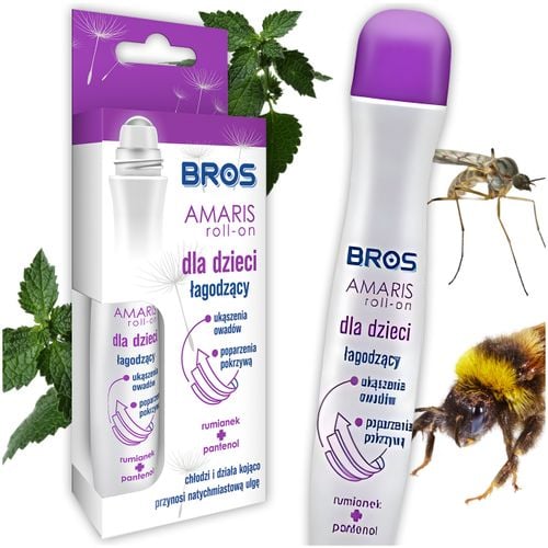 bros - amaris - roll-on dla dzieci łagodzący ukąszenia 15ml na Arena.pl