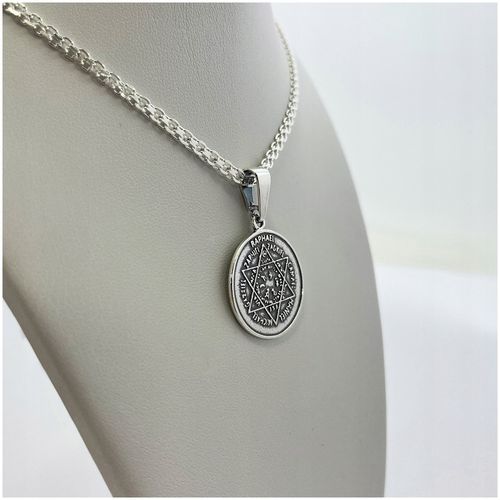 NASZYJNIK SREBRO 925 BISMARK TALIZMAN 7 ANIOLÓW ARCHANIOLÓW PIECZĘC AMULET na Arena.pl