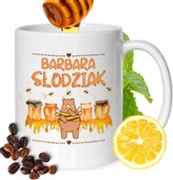 Kubek Dla Barbary Koleżanki Przyjaciółki Prezent Z Nadrukiem Biały 330Ml