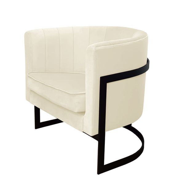 Fotel Glamour podstawa czarna MG50 zdjęcie 2