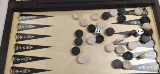 GRY DREWNIANE 3w1 = SZACHY + WARCABY + BACKGAMMON zdjęcie 3