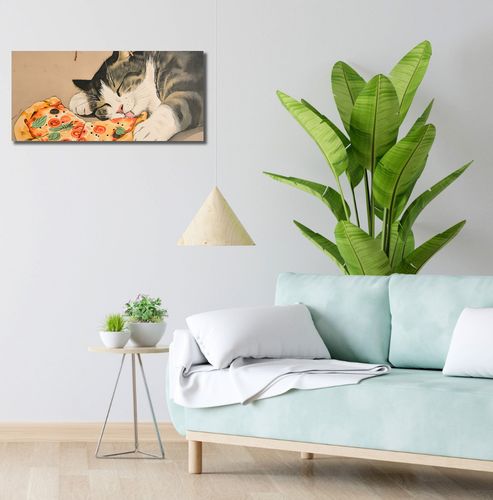 Obraz 70x30cm Pizza Dla Kota na Arena.pl