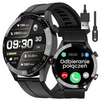SMARTWATCH MĘSKI GRAVITY +GRAWER ROZMOWY POLSKIE MENU 270mAh KABEL
