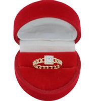 Złoty PIERŚCIONEK ze stali PL 20 USA 9 316L P597