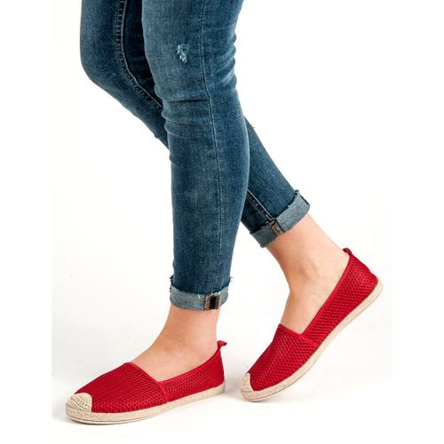 Czerwone Tekstylne Espadryle r.40 na Arena.pl