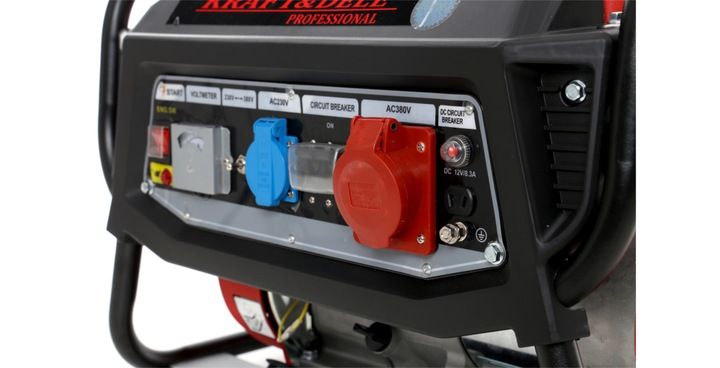 AGREGAT PRĄDOTWÓRCZY 3000W 7KM TRÓJFAZOWY GENERATOR PRĄDU PRZENOŚNY 3000W zdjęcie 5