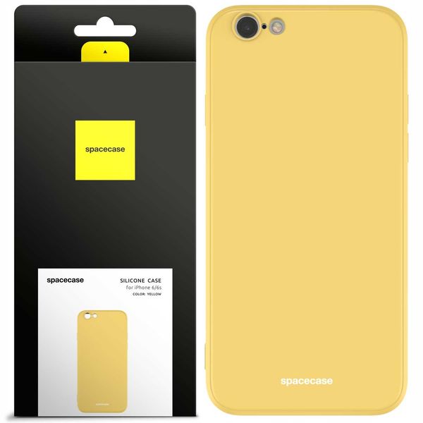 Spacecase Silicone Case Iphone 6/6S Yellow zdjęcie 1