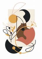 Plakat 39,5x55cm Roztańczona Jesienna Barwa