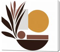 Obraz 100x90cm Stylizacja Roślin