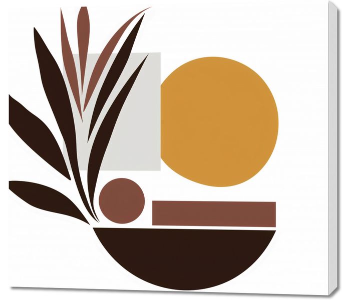 Obraz 100x90cm Stylizacja Roślin zdjęcie 1