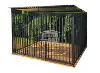 Kojec dla psów 2x2m - Drewniana podłoga GP392