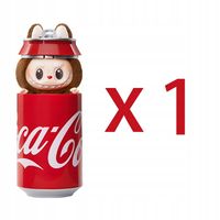 LABUBU Najnowsza 5 generacja seria Coca-Cola LABU-BU brelok 18cm