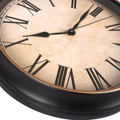 Zegar ścienny czarny 33 cm na Arena.pl