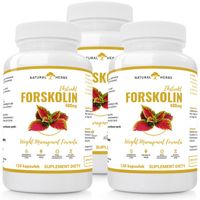 Forskolin Pokrzywa Indyjska 400mg Oryginalna 3x120