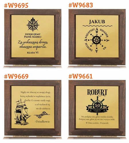 MOSIĘŻNY KOMPAS zegar słoneczny Prezent URODZINY EMERYTURA szkatułka GRAWER na Arena.pl