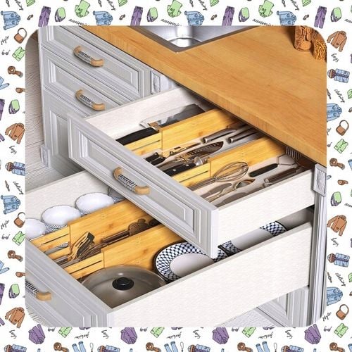 4x ORGANIZER DO SZUFLADY SZUFLAD PRZEGRÓDKA SEPARATOR PRZEGRODY na Arena.pl