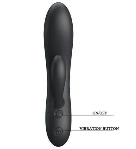 Czarny poręczny wibrator króliczek na Arena.pl