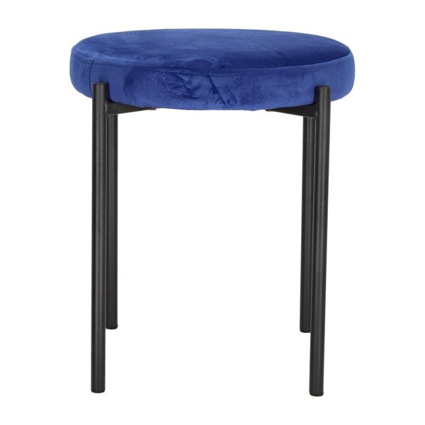 Stołek Madona VIC niebieski zdjęcie 2