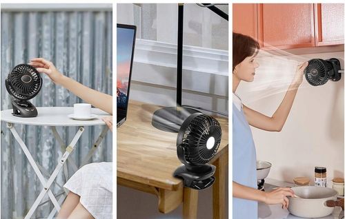 WENTYLATOR BIURKOWY Bezprzewodowy Z KLIPSEM I PODSTAWĄ Aroma BOX Cichy na Arena.pl