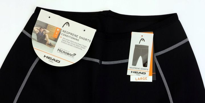 HEAD FITNESS Spodnie na siłownie szorty neopren Termiczne SIŁOWNIA Męskie L zdjęcie 10