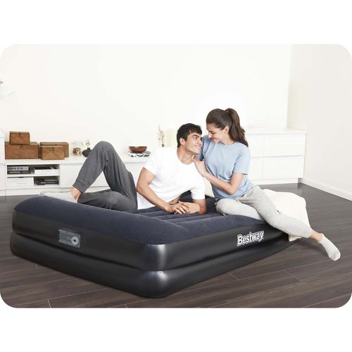 Materac welurowy wysoki 203 x 152 x 46 cm Bestway 67403 na Arena.pl