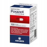 POTAZEK+ 100 kaps. o przedłużonym uwalnianiu na układ nerwowy i mięśnie