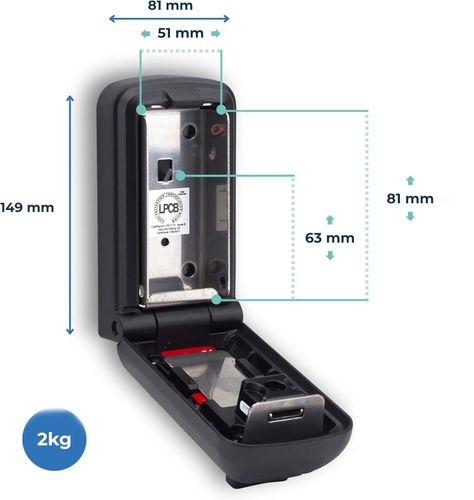 Sejf na klucze Supra P500 Pro z kodem zewnętrzny push-button na Arena.pl