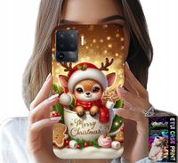 ETUI DO OPPO F19 PRO - RENIFEREK SŁODKI RENIFER ŚWIĄTECZNE WZÓR