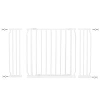 Bramka zabezpieczająca rozporowa do 118cm biała