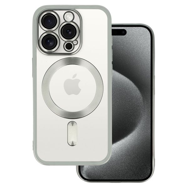 Metallic Magsafe Case do Iphone 12 Pro Srebrny zdjęcie 1