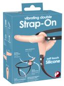 vibrating double strap on