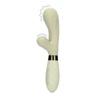loveline silikonowy kroliczek model wibracyjny misty green