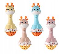 ŻYRAFA GRZECHOTKA SENSORYCZNA ŚWIATŁA DŻWIĘK