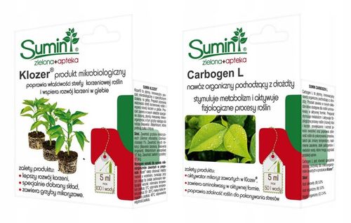 Neemazal 1x3ml Klozer & Carbogen 2x5ml oprysk preparat środek na ziemiórki na Arena.pl