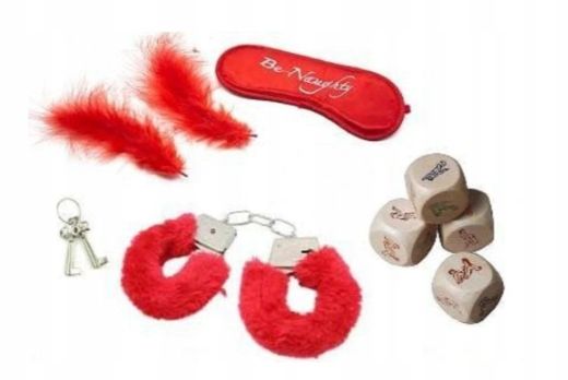 Erotyczny Zestaw dla kochanków z opaską i piórkiem zdjęcie 1