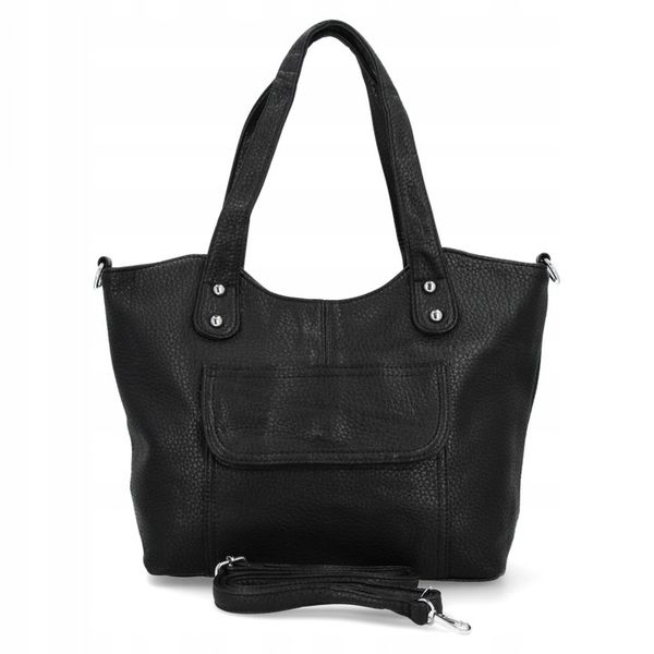 Torebka Shopper Bag Herisson 17B374 Czarna zdjęcie 5