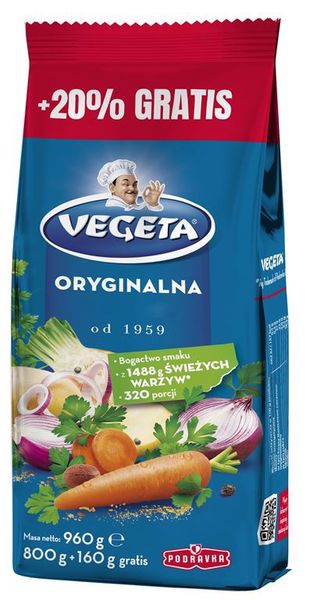 Vegeta Przyprawa warzywna do potraw 800g zdjęcie 1