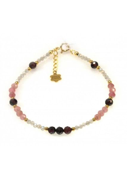 Bransoletka GRANAT 925 zdjęcie 1