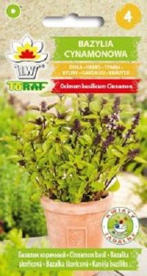 Bazylia cynamonowa nasiona 0,5 g. zioła zdjęcie 1