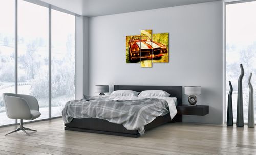 Obraz Na Płótnie - Stary Samochód  - 95X80 Cm - Cb95X80-0531 na Arena.pl