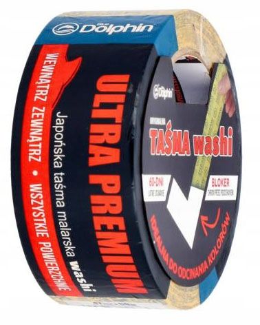 BLUE DOLPHIN TAŚMA WASHI PREMIUM 47mm x 50m na Arena.pl