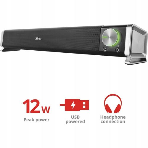 Głośnik komputerowy SOUNDBAR Trust USB AUX 3.5mm na Arena.pl