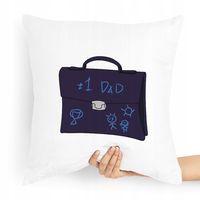 Poduszka Prezent Dla Taty Ojca #1 Dad Z Nadrukiem Ze Zdjęciem