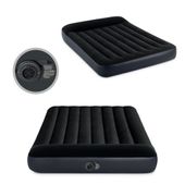 Materac dmuchany z pompką łóżko welur Intex 64148ND