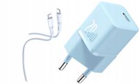 Baseus GaN5 ładowarka sieciowa USB-C 20W z kablem USB-C-Lightning do iPhone