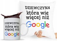 Zestaw Poduszka + Kubek Prezent Dla Dziewczyny Z Nadrukiem Ze Zdjęciem