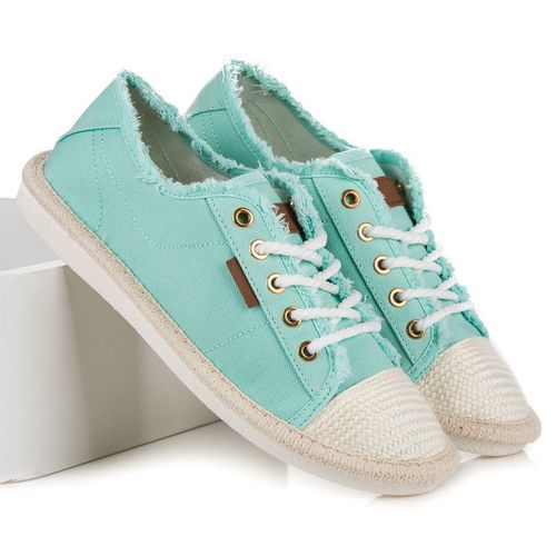Sznurowane trampki espadryle r.40 na Arena.pl
