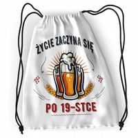 Plecak Urodziny 19 19Te Sportowy Szkolny Worek Z Nadrukiem Ze Zdjęciem