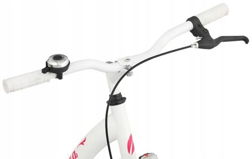 Rower dziecięcy INDIANA Moena 20 cali dla dziewczynki Biały na Arena.pl